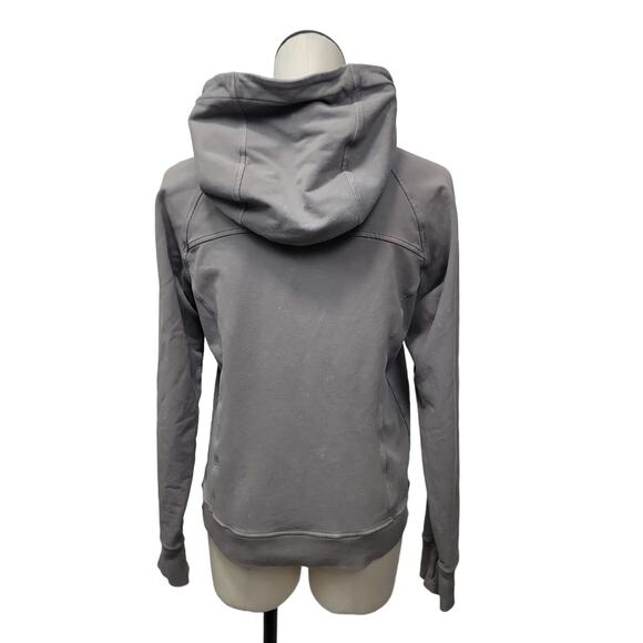 Lululemon Scuba Pullover Hooded in Washed Dark Chrome Womens Size‎ 4 - Picture 2 of 12